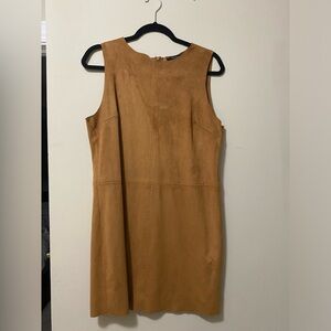 Forever 21 Contemporary Suede Brown Mini Dress